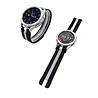 Strap-it Strap-it Bracelet milanais Samsung Galaxy Watch 6 - 40mm (noir/blanc) Strap-it Strap-it Bracelet milanais Samsung Galaxy Watch 6 - 40mm (noir/blanc)