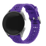 Strap-it Bracelet silicone à motifs Samsung Galaxy Watch 6 - 40mm (violet foncé)