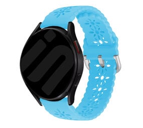 Strap-it Bracelet silicone à motifs Samsung Galaxy Watch 6 - 40mm (bleu clair)
