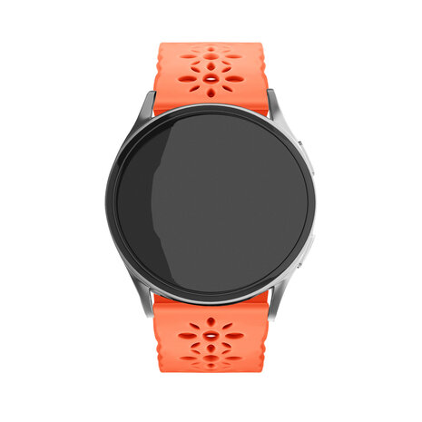 Strap-it Strap-it Bracelet silicone à motifs Samsung Galaxy Watch 6 - 40mm (orange)