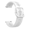 Strap-it Strap-it Bracelet silicone à motifs Samsung Galaxy Watch 6 - 40mm (blanc) Strap-it Strap-it Bracelet silicone à motifs Samsung Galaxy Watch 6 - 40mm (blanc)