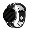 Strap-it Strap-it Bracelet sport Samsung Galaxy Watch 6 - 40mm (noir/blanc) Strap-it Strap-it Bracelet sport Samsung Galaxy Watch 6 - 40mm (noir/blanc)