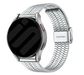 Strap-it Bracelet acier raffiné Samsung Galaxy Watch 6 - 44mm (argent)