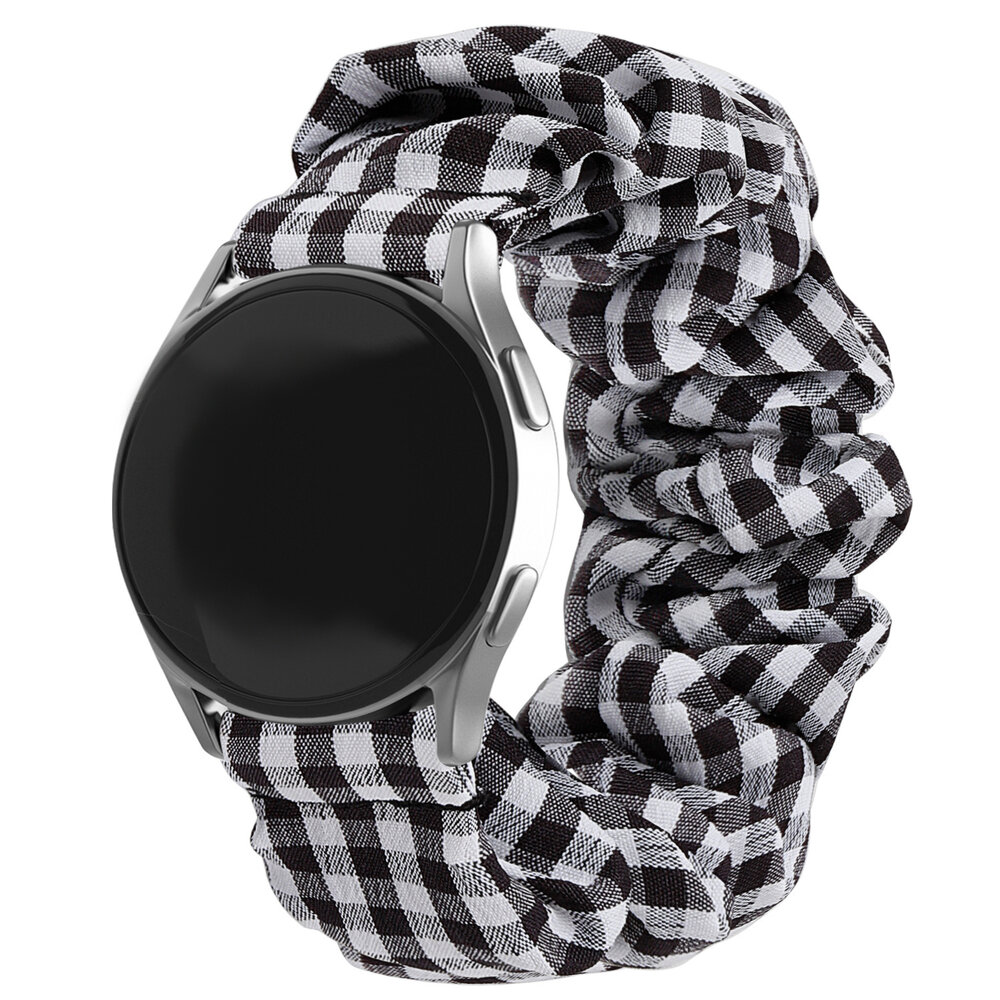 Strap-it Strap-it Bracelet chouchou Samsung Galaxy Watch 6 - 44mm (à carreaux)