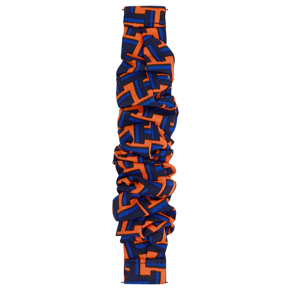 Strap-it Strap-it Bracelet chouchou Samsung Galaxy Watch 6 - 44mm (noir/orange/bleu) Strap-it Strap-it Bracelet chouchou Samsung Galaxy Watch 6 - 44mm (noir/orange/bleu)