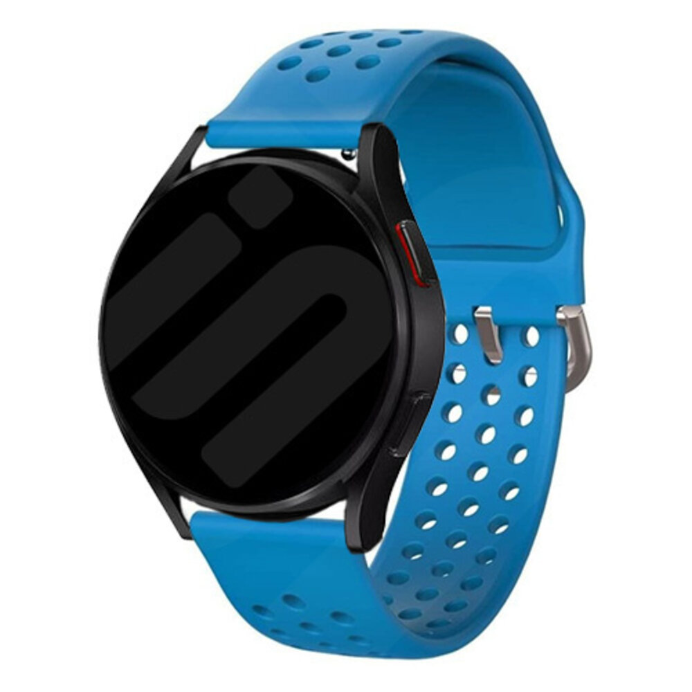 Strap-it Strap-it Bracelet silicone respirant Samsung Galaxy Watch 6 - 44mm (bleu clair)