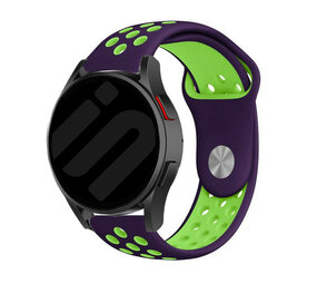 Strap-it Bracelet sport Samsung Galaxy Watch 6 - 44mm (violet/vert)