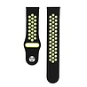 Strap-it Strap-it Bracelet sport Samsung Galaxy Watch 6 - 44mm (noir/jaune) Strap-it Strap-it Bracelet sport Samsung Galaxy Watch 6 - 44mm (noir/jaune)
