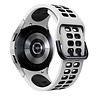 Strap-it Strap-it Bracelet sport carré Samsung Galaxy Watch 6 - 44mm (blanc/noir) Strap-it Strap-it Bracelet sport carré Samsung Galaxy Watch 6 - 44mm (blanc/noir)