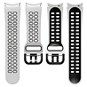 Strap-it Strap-it Bracelet sport carré Samsung Galaxy Watch 6 - 44mm (blanc/noir) Strap-it Strap-it Bracelet sport carré Samsung Galaxy Watch 6 - 44mm (blanc/noir)