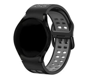 Strap-it Bracelet sport carré Samsung Galaxy Watch 6 - 44mm (noir/gris)