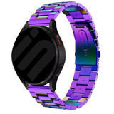 Strap-it Bracelet acier Samsung Galaxy Watch 6 - 44mm (arc-en-ciel)