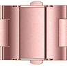 Strap-it Strap-it Bracelet acier Samsung Galaxy Watch 6 - 44mm (rose) Strap-it Strap-it Bracelet acier Samsung Galaxy Watch 6 - 44mm (rose)