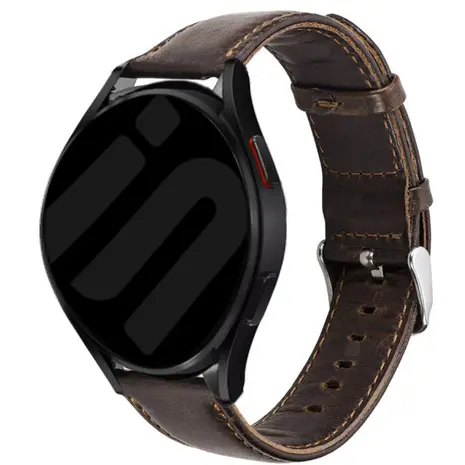 Strap-it Strap-it Bracelet cuir Samsung Galaxy Watch 6 Classic 43mm (marron foncé) Strap-it Strap-it Bracelet cuir Samsung Galaxy Watch 6 Classic 43mm (marron foncé)
