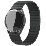 Strap-it Bracelet cuir loop Samsung Galaxy Watch 6 Classic 43mm (noir)