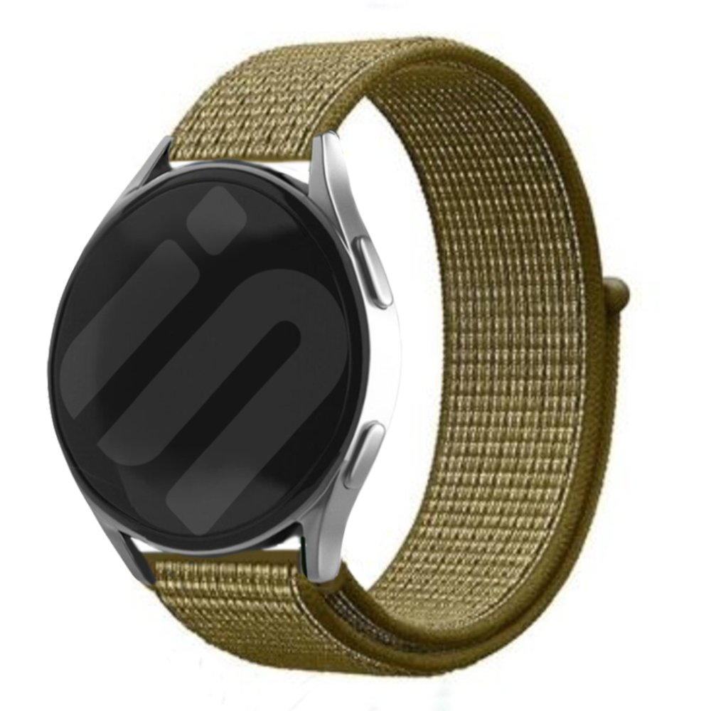 Strap-it Strap-it Bracelet nylon Samsung Galaxy Watch 6 Classic 43mm (vert olive) Strap-it Strap-it Bracelet nylon Samsung Galaxy Watch 6 Classic 43mm (vert olive)