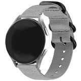 Strap-it Bracelet nylon à boucle Samsung Galaxy Watch 6 Classic 43mm (gris)