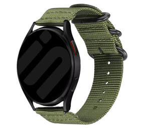 Strap-it Bracelet nylon à boucle Samsung Galaxy Watch 6 Classic 43mm (vert) Strap-it Bracelet nylon à boucle Samsung Galaxy Watch 6 Classic 43mm (vert)