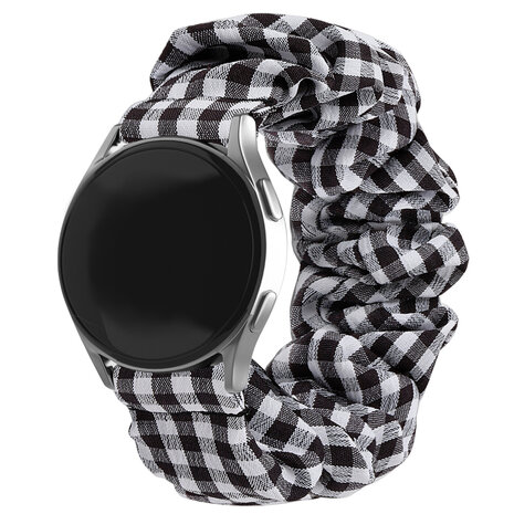 Strap-it Strap-it Bracelet chouchou Samsung Galaxy Watch 6 Classic 43mm (à carreaux)
