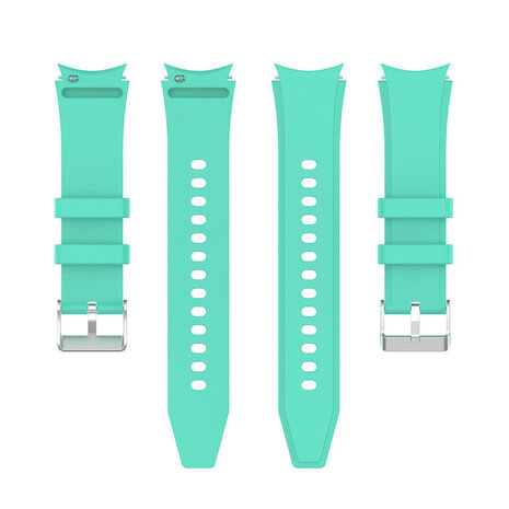 Strap-it Strap-it Bracelet silicone connexion parfait Samsung Galaxy Watch 6 Classic 43mm (aqua)