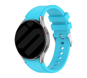 Strap-it Bracelet silicone connexion parfait Samsung Galaxy Watch 6 Classic 43mm (bleu clair)