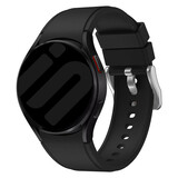 Strap-it Bracelet silicone connexion parfait Samsung Galaxy Watch 6 Classic 43mm (noir)