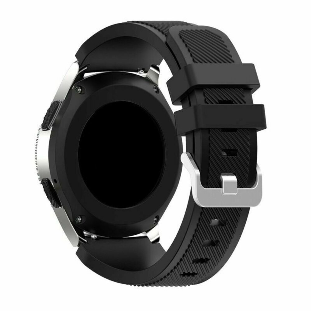 Strap-it Strap-it Bracelet silicone Samsung Galaxy Watch 6 Classic 43mm (noir)