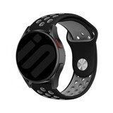 Strap-it Bracelet sport Samsung Galaxy Watch 6 Classic 43mm (noir/gris)