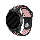 Strap-it Bracelet sport Samsung Galaxy Watch 6 Classic 43mm (noir/rose)