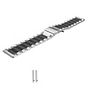 Strap-it Strap-it Bracelet acier Samsung Galaxy Watch 6 Classic 43mm (argent/noir) Strap-it Strap-it Bracelet acier Samsung Galaxy Watch 6 Classic 43mm (argent/noir)