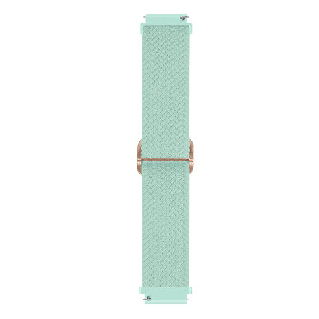 Strap-it Strap-it Bracelet nylon tissé Samsung Galaxy Watch 6 Classic 43mm (turquoise)