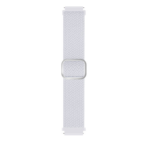 Strap-it Strap-it Bracelet nylon tissé Samsung Galaxy Watch 6 Classic 43mm (blanc)
