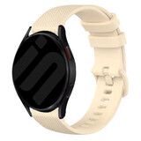 Strap-it Bracelet silicone de luxe Samsung Galaxy Watch 6 Classic 47mm (beige)