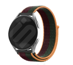 Strap-it Bracelet nylon Samsung Galaxy Watch 6 Classic 47mm (cerise foncé)