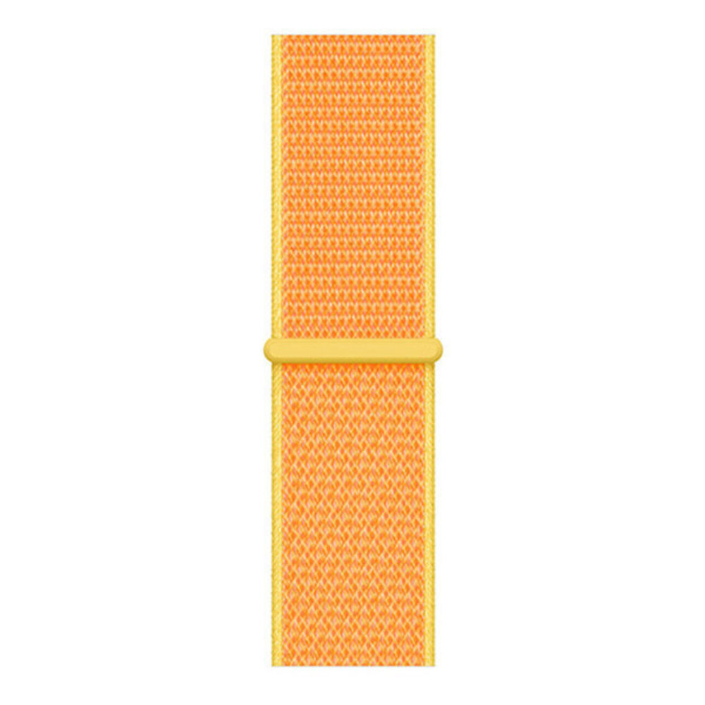 Strap-it Strap-it Bracelet nylon Samsung Galaxy Watch 6 Classic 47mm (jaune claire)
