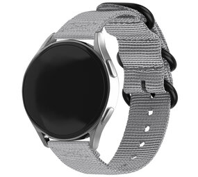 Strap-it Bracelet nylon à boucle Samsung Galaxy Watch 6 Classic 47mm (gris)