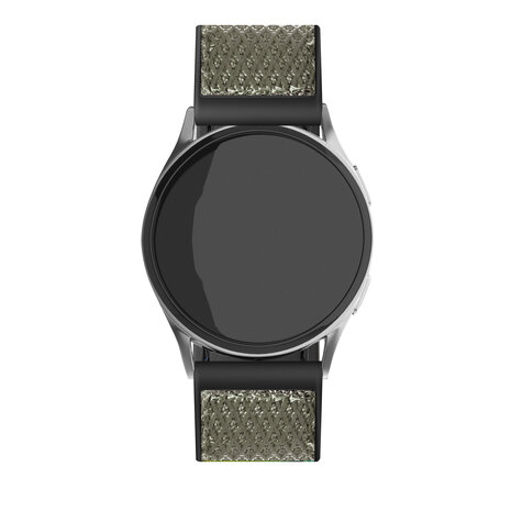 Strap-it Strap-it Bracelet nylon hybride Samsung Galaxy Watch 6 Classic 47mm (vert) Strap-it Strap-it Bracelet nylon hybride Samsung Galaxy Watch 6 Classic 47mm (vert)