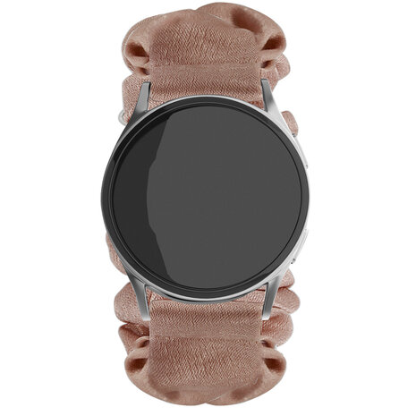 Strap-it Strap-it Bracelet chouchou Samsung Galaxy Watch 6 Classic 47mm (beige avec perles) Strap-it Strap-it Bracelet chouchou Samsung Galaxy Watch 6 Classic 47mm (beige avec perles)