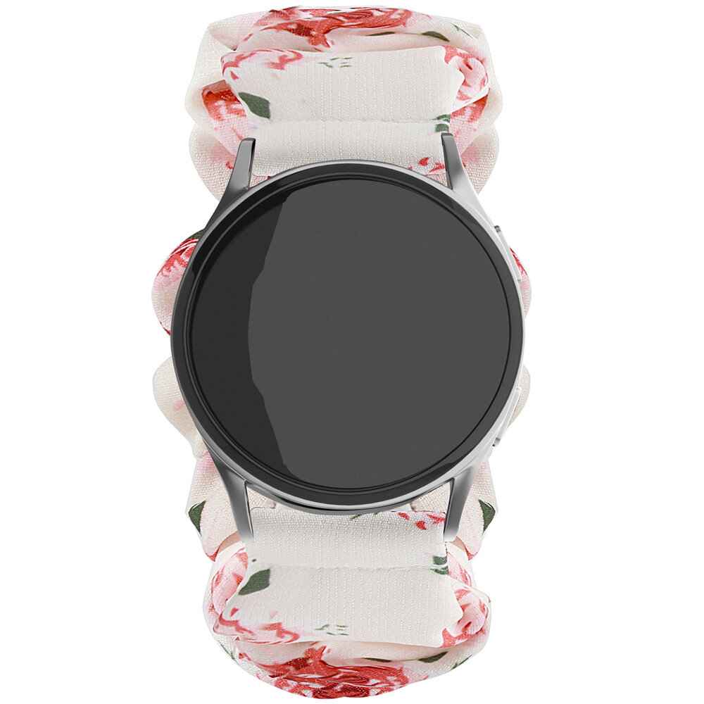Strap-it Strap-it Bracelet chouchou Samsung Galaxy Watch 6 Classic 47mm (flouers)