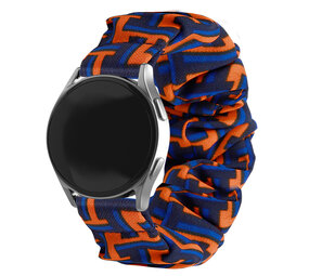 Strap-it Bracelet chouchou Samsung Galaxy Watch 6 Classic 47mm (noir/orange/bleu)