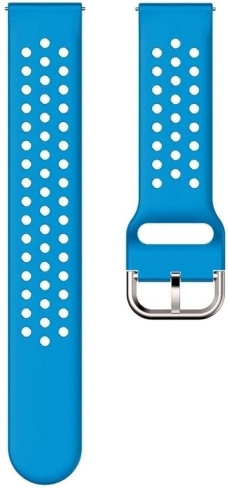 Strap-it Strap-it Bracelet silicone respirant Samsung Galaxy Watch 6 Classic 47mm (bleu clair)