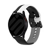 Strap-it Strap-it Bracelet silicone tripler Samsung Galaxy Watch 6 Classic 47mm (noir-blanc-gris) Strap-it Strap-it Bracelet silicone tripler Samsung Galaxy Watch 6 Classic 47mm (noir-blanc-gris)
