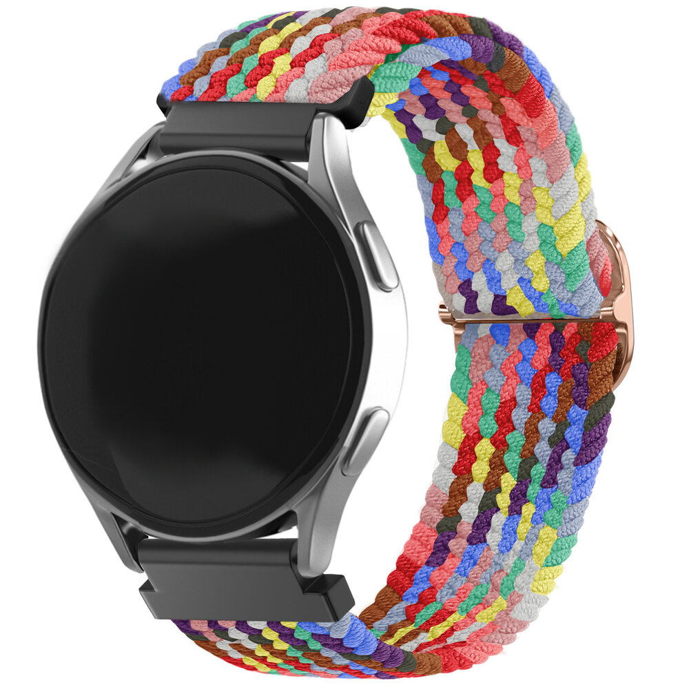 Strap-it Strap-it Bracelet nylon tissé Samsung Galaxy Watch 6 Classic 47mm (colorée)