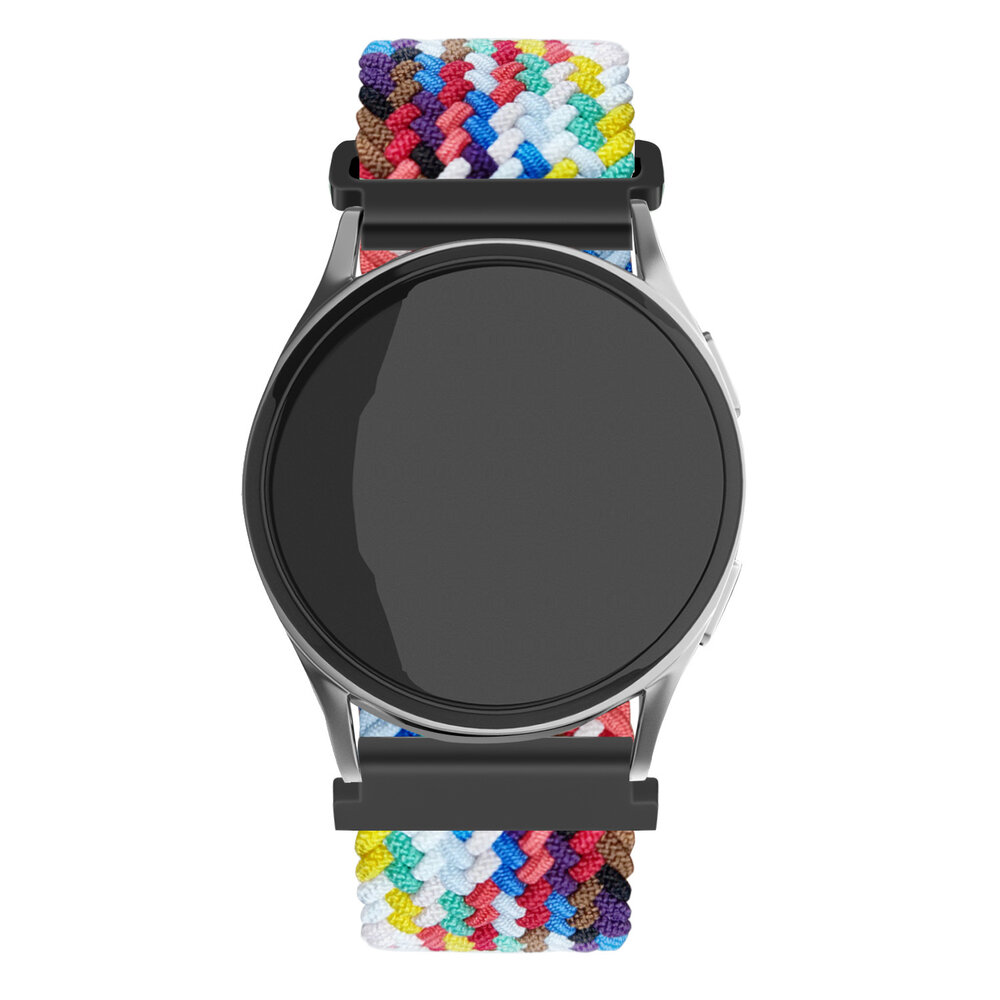 Strap-it Strap-it Bracelet nylon tissé Samsung Galaxy Watch 6 Classic 47mm (colorée)