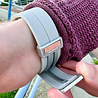 Strap-it Strap-it Bracelet à fermoir magnétique Samsung Galaxy Watch 4 Classic 46mm (gris) Strap-it Strap-it Bracelet à fermoir magnétique Samsung Galaxy Watch 4 Classic 46mm (gris)