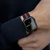 Strap-it Strap-it Bracelet Milanais Apple Watch 8 (noir/rouge) Strap-it Strap-it Bracelet Milanais Apple Watch 8 (noir/rouge)