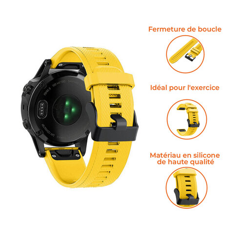Bracelet de montre pour bracelet Garmin Fenix 6 6S 6X Pro 5 5S 5X 3,  bracelet de montre Garmin Fenix en cuir, bracelet de montre Garmin, bracelet  pour bracelet de montre Garmin -  France