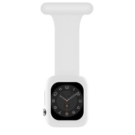 Strap-it Strap-it Apple Watch bracelet pour infirmière avec coque (blanc)