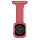 Strap-it Strap-it Apple Watch bracelet pour infirmière avec coque (rouge)