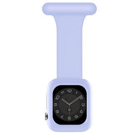 Strap-it Strap-it Apple Watch bracelet pour infirmière avec coque (bleu clair)